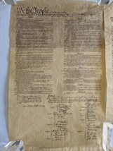 Declar. of Independence, Constitution, Bill of Rights, Gettysburg -4 Parchments image 2