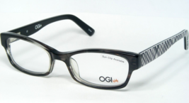 Ogi Kids Ok 71 1278 Grey Demi /Black-White Plaid Eyeglasses Glasses 43-15-125mm - £46.93 GBP