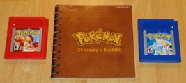 Nintendo GameBoy Pokemon Red and Blue Video Games + Manual - Tested and ... - $129.95