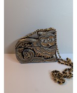 Vintage Mary Frances Collectable Egyptian Cat Purse - Mixed Media Art RARE - $3,010.68 MXN