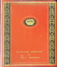 Telephone No.  Directory &amp; Daily Reminder Pad - Vintage - £10.61 GBP