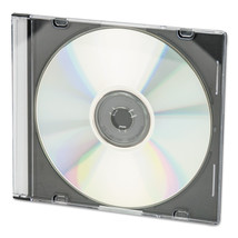 Innovera CD/DVD Slim Jewel Cases Clear/Black 100/Pack IVR85800 - £64.49 GBP