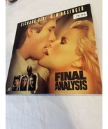 Final Analysis (Laserdisc, 1992) Richard Gear Kim Basinger - $6.16 CAD