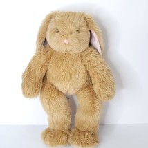 Build A Bear Workshop Bunny Tan Brown Rabbit Pink Ears Nose Easter 18&quot; Plush - £17.06 GBP