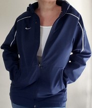NWOT NIKE Womens Fleece-lined Hooded Navy Performance Jacket Size S SMALL M Med - £29.02 GBP