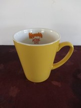 Vintage Kahlua Coffee Mug Yellow 12 oz Anything Goes 1999 Cup - £15.76 GBP