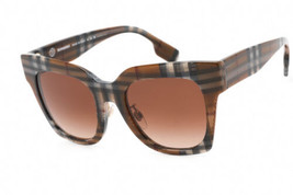 BURBERRY BE4364F 396713 Check Brown/Brown Gradient 51-21-145 Sunglasses New A... - £104.02 GBP