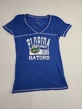 Blue 84 Womens S Florida University Gators NCAA Short Sleeve T-Shirt Distressed - £11.81 GBP