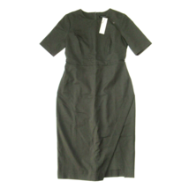 NWT Banana Republic Petite Bi-Stretch Short-Sleeve Sheath in Green Dress 2P - £46.06 GBP