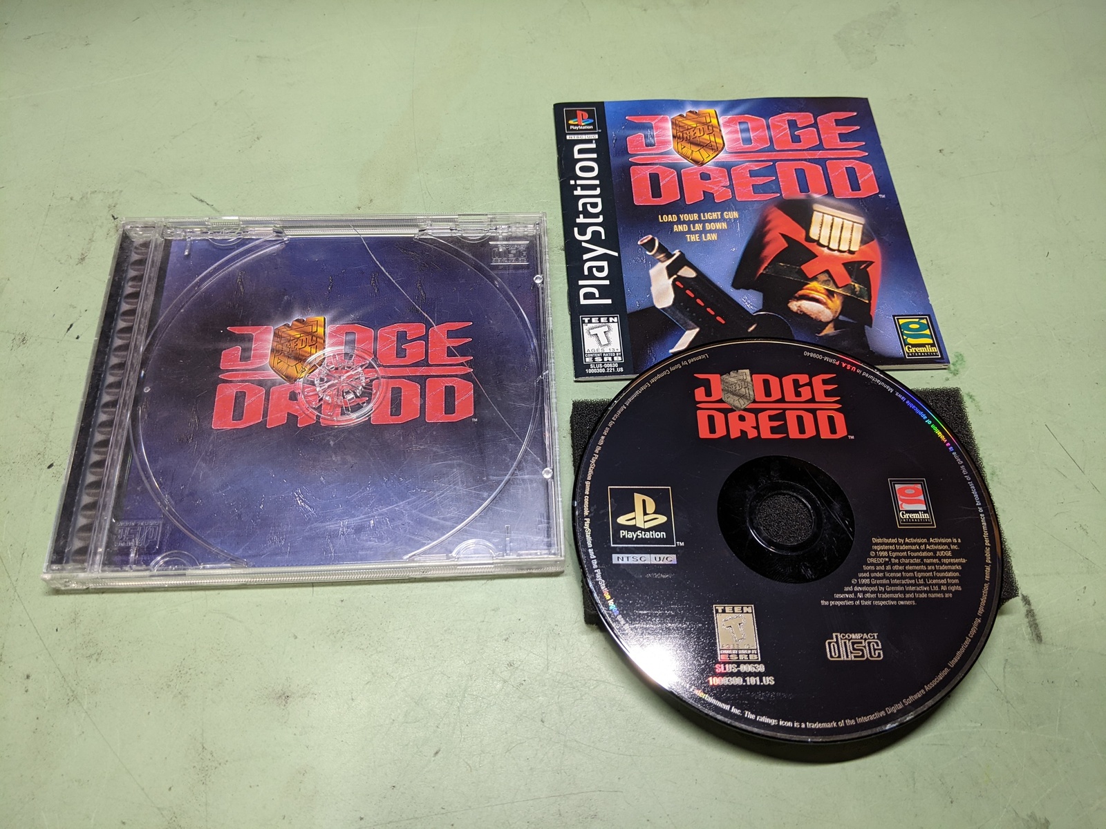 Judge Dredd Sony PlayStation 1 Complete in Box - $25.87