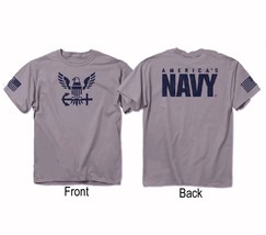 U.S. Navy Emblem Short Sleeve T-Shirt  NEW Fast Free Ship - £11.39 GBP+