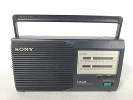 Sony ICF-24 AM FM 2 Band Portable Transistor Radio - £35.09 GBP