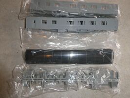 Lot of 2 MTH O Scale 60' Diner Passenger Car Bodies Roof Seats 15" Long - $37.62