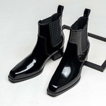 Patent Leather Warm Slip on Boots - £86.88 GBP