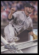 2017 Topps #318 Matt Carasiti Rainbow Foil - $2.00