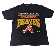 Atlanta Braves 1992 Hanes Heavyweight Large Single Stitch TShirt Vintage 90s MLB - $29.70