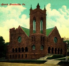 Presbyterian Church Brookville Pennsylvania PA 1910s DB Postcard - £3.09 GBP
