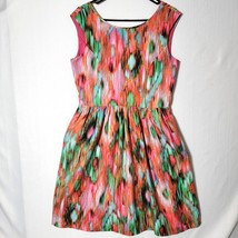 Ellen Tracy Womens Dress Size 8 Sleeveless Fit &amp; Flare Summer Wear - £16.15 GBP