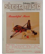 Sheet Music Magazine February 1983 Standard Piano/Guitar - £3.39 GBP