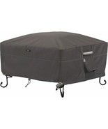 36&quot; Heavy Duty Outdoor Square Fire Pit Table Cover Waterproof Snow UV Re... - $56.32