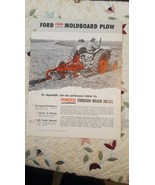 Vintage Ford FMD Moldboard Plow Flyer/pamphlet. 1955 Ford Motor Company - €4,27 EUR