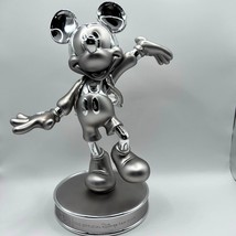 Disney 100th Anniversary Mickey Mouse Official Fan Club Silver 10&quot; Statue  - $24.75