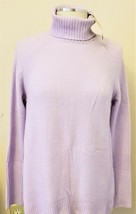 HALOGEN Long Sleeve Turtleneck high low Sweater Sz- XS Lavender Marl - £23.56 GBP