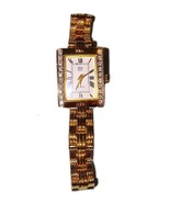 Elizabeth Taylor Tank Bling Watch Women 20mm Gold Tone New Battery! 7.25&quot; - €9,45 EUR