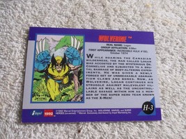 1992 Impel Marvel Universe WOLVERINE HOLOGRAM #H-3 Trading Card | Ungrad... - $17.82