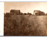 RPPC Farm Scene Pasture Fredonia Wisconsin WI DPO Postmark Postcard P24 - $16.88