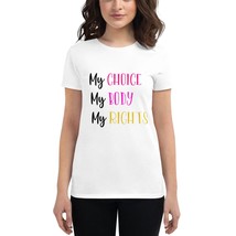 My Body My Choice, Feminist Gift, Pro Choice TShirt, Pro Choice Tee, Wom... - £20.45 GBP