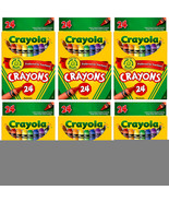 (6 Pack) NEW Crayola Peggable 24 Count Crayons - $16.58