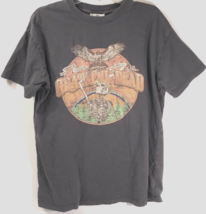 $75 Grateful Dead Veneta Oregon August 1972 Gray Boyfriend Skeleton T-Shirt S - £53.75 GBP