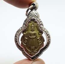 Lp Banlam Pendant (2) Thai Powerful 1969 Buddha Magic Amulet Lucky Rich Success - £78.29 GBP