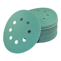 50-Pack 5&quot; 8-Hole 150-Grit Sanding Discs for Dewalt D26450 DW421 Orbit Sander - £32.94 GBP