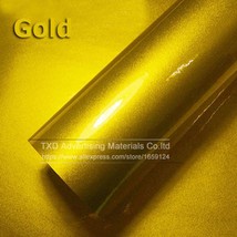 Premium quality 10 20 30 40 50 60x152cm lot gold metallic pearl glossy wrap sticker for thumb200