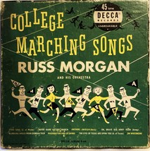 College Marching Songs Russ Morgan 4-45RPM records 7&quot; VG+ and better PET RESCUE - £7.14 GBP