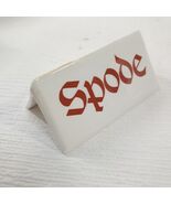 Spode store Sign display red logo dealer plaque Merchant Advertising por... - $371.45 MXN
