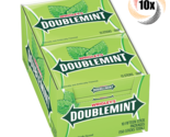 Full Box 10x Packs Wrigley&#39;s Doublemint Slim Pack Gum | 15 Sticks Per Pack - £18.46 GBP