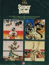 ORIGINAL Vintage 1977 McDonald&#39;s History of the Super Bowl Magazine Volume 1 - £11.59 GBP