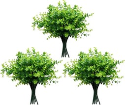 The Bloom Times 18 Pack Artificial Greenery Stems Fake Greenery Boxwood Picks - £32.35 GBP