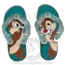 Disney Trading Pins 72176 Chip &amp; Dale - Sandal - Flip Flop - Set - $27.70