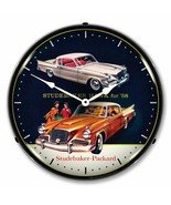 1958 Studebaker Hawk LED Clock Garage Oil Car Man Cave Lighted Nostalgic - $237.59