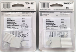 Gatehouse 2 Pack Piece White Die-Cast Sliding Window Lock #0001387 Lot Of 2 - £7.04 GBP