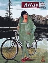 9032.Decoration Poster.Home wall.Room interior design.Decor.Atlas India Bicycle - $16.20+