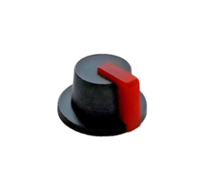 Yamaha Knob For 10M 10MII 20M Models Of Guitar Effect Pedals, Black &amp; Red, Japan - £11.09 GBP