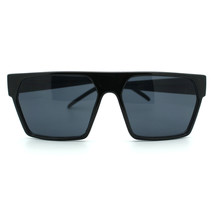 Retro Modern Sunglasses Square Flat Top Chic Stylish Unisex Fashion Shades - £12.70 GBP