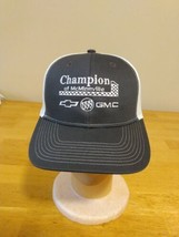 Chevy Buick GMC Champion Cap Hat Adjustable Gray - £9.51 GBP