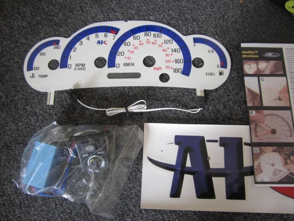 For 00-03 Metric in Kilometers Pontiac Sunfire White Face Glow Gauges 18... - $24.74