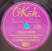 Dick Jurgens Orch w/ Harry Cool 78 Crosstown / Goodnight Mother SH1C - £5.53 GBP